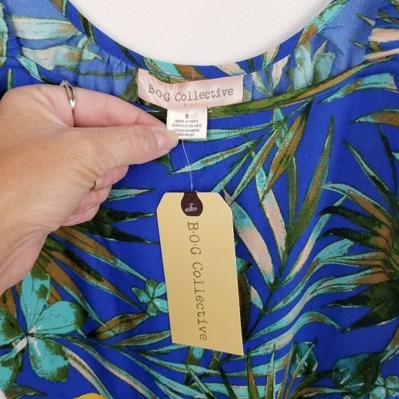 BOG Collective Tiered Maxi Dress NWT - Picture 8 of 13